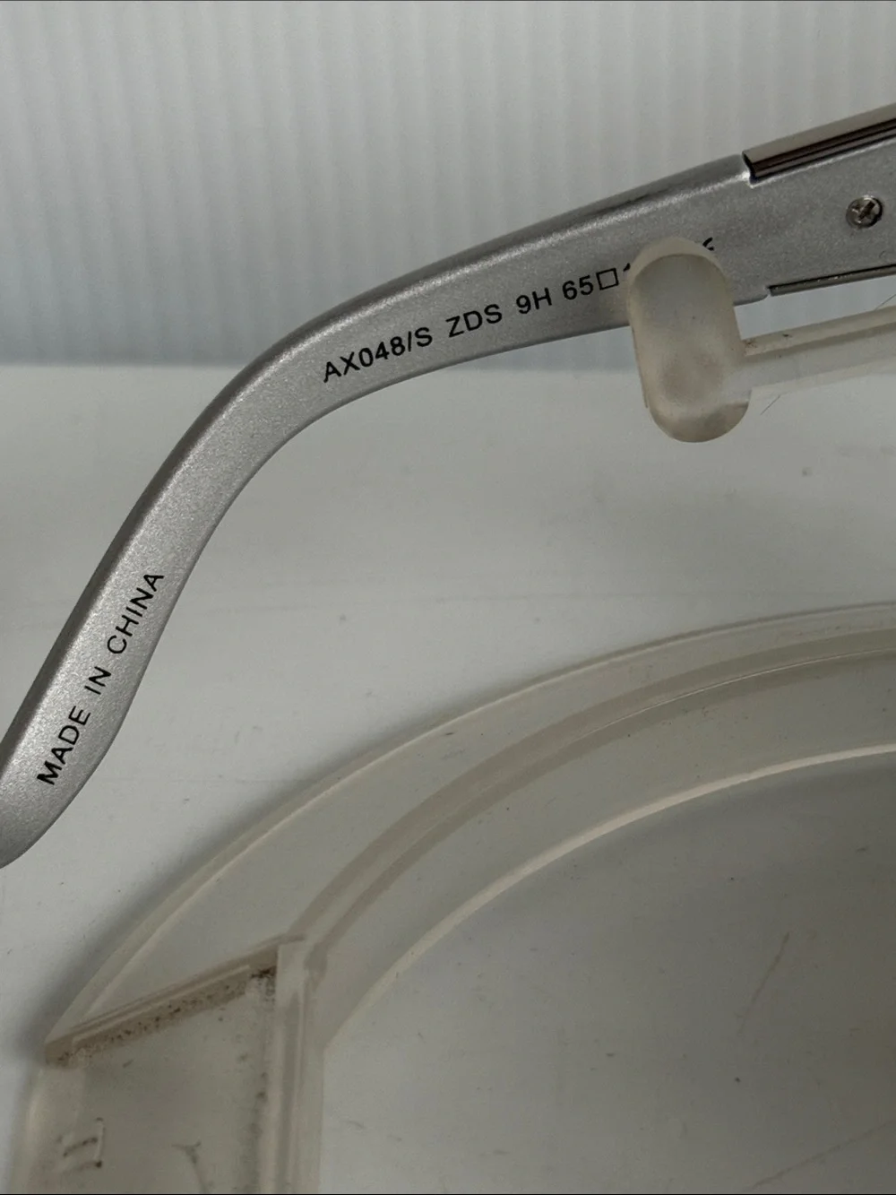 NEW ARMANI EXCHANGE AX048/S Silver Sunglasses NEW WITHOUT TAGS